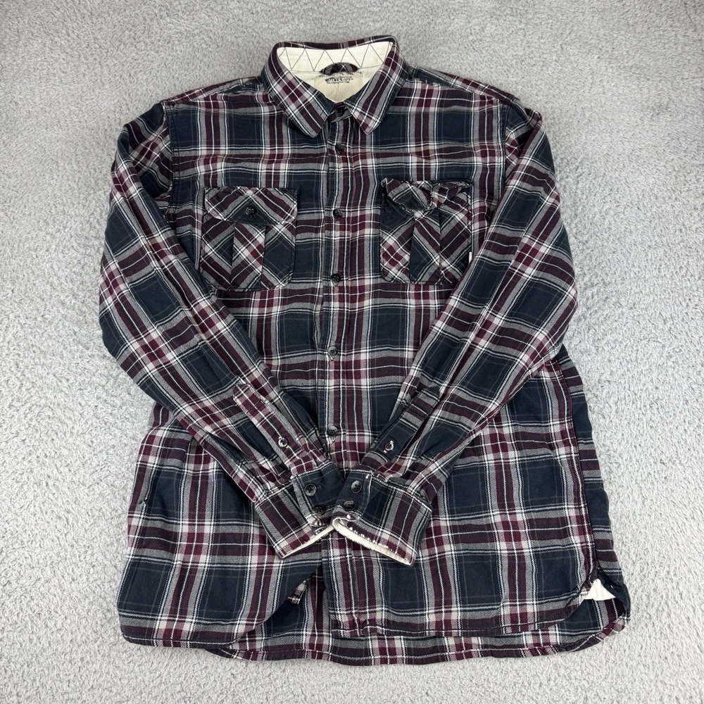 Vans Plaid Button Up Shirt Men's Size Medium Skate Surf Y2K